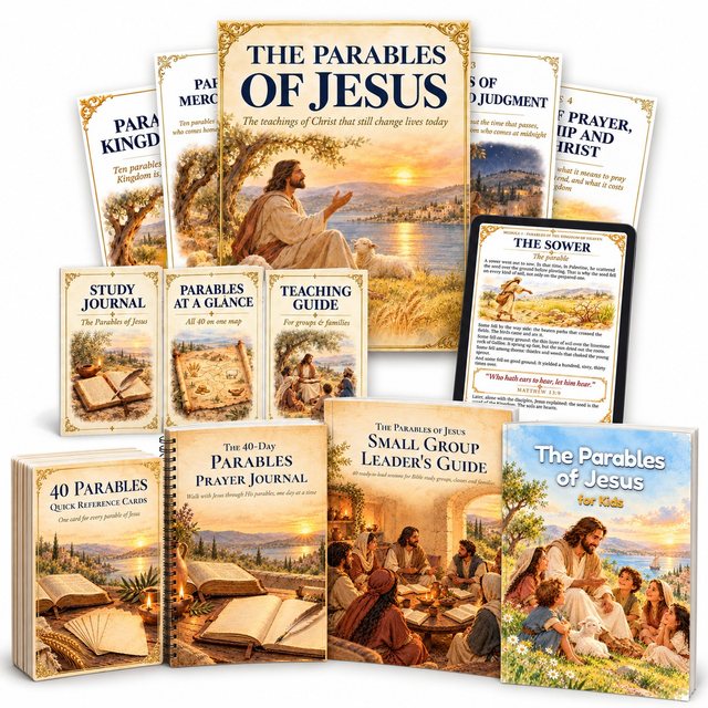 Everything: the study, the 3 bonuses, the Quick Reference Cards, Prayer Journal, Leader's Guide and Kids edition
